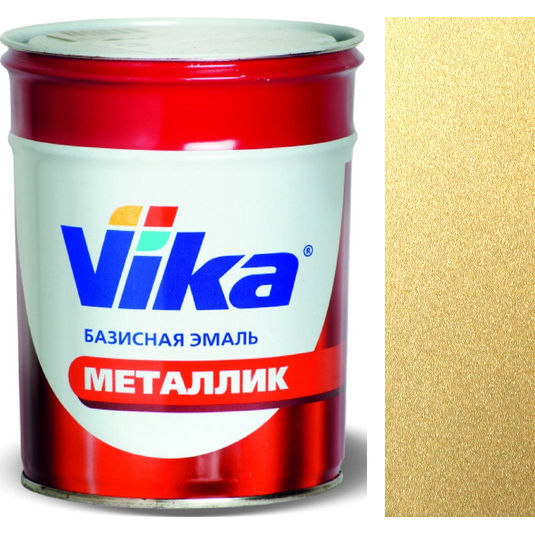 Фото 1 - Автоэмаль Металлик, цвет 245 Золотая нива, профессиональная базовая, - 0,9 кг Vika/Вика.