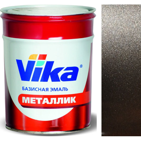 Фото 1 - Автоэмаль Металлик, цвет 262 Бронзовый век, профессиональная базовая, - 0,9 кг Vika/Вика.