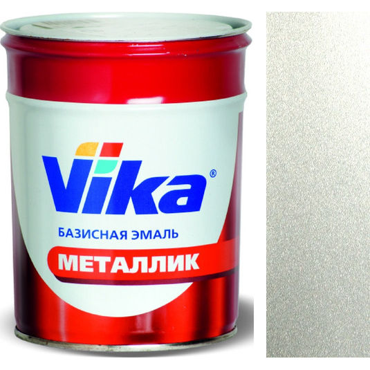 Фото 1 - Автоэмаль Металлик, цвет 301 Серебристая ива, профессиональная базовая, - 0,9 кг Vika/Вика.