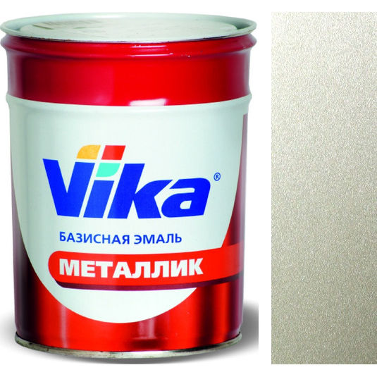 Фото 1 - Автоэмаль Металлик, цвет 305 Аспарагус, профессиональная базовая, - 0,9 кг Vika/Вика.
