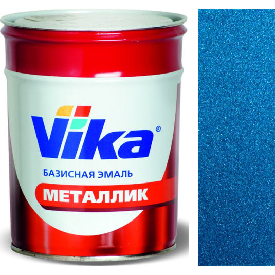 Фото 1 - Автоэмаль Металлик, цвет 412 Регата, профессиональная базовая, - 0,9 кг Vika/Вика.
