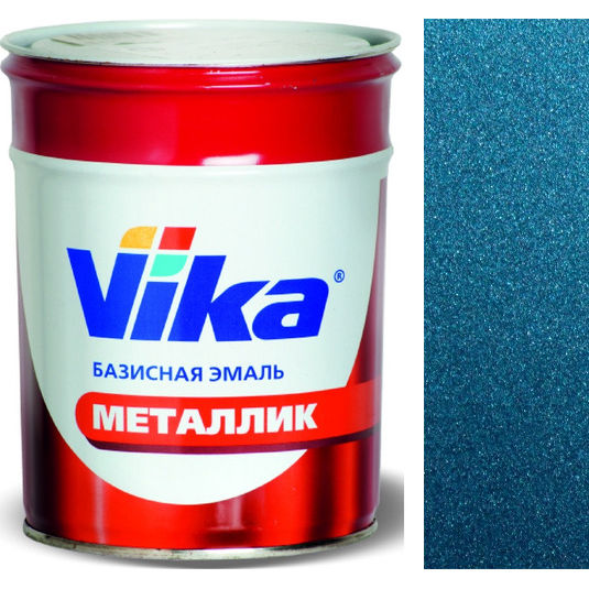 Фото 1 - Автоэмаль Металлик, цвет 487 Лагуна, профессиональная базовая, - 0,9 кг Vika/Вика.