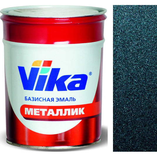 Фото 1 - Автоэмаль Металлик, цвет 498 Лазурно-синий, профессиональная базовая, - 0,9 кг Vika/Вика.