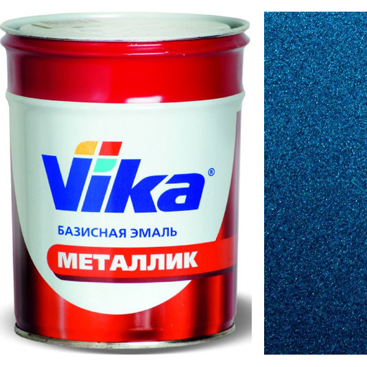 Фото 1 - Автоэмаль Металлик, цвет 499 Ривьера, профессиональная базовая, - 0,9 кг Vika/Вика.