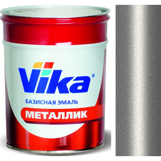 Фото 1 - Автоэмаль Металлик, цвет Daewoo 92U Poly Silver, профессиональная базовая, - 0,9 кг Vika/Вика.