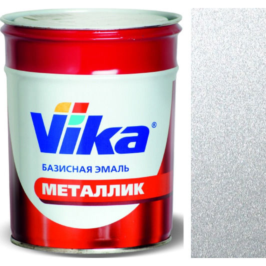Фото 1 - Автоэмаль Металлик, цвет Toyota 199 Silver, профессиональная базовая, - 0,9 кг Vika/Вика.