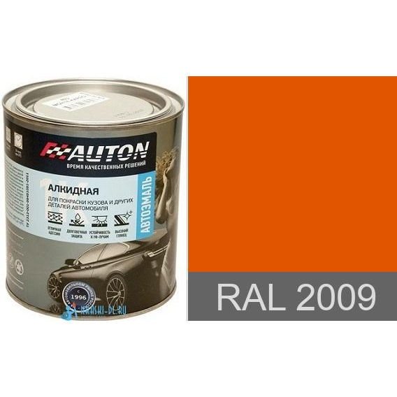 Фото 1 - Автоэмаль 1К цвет 'RAL 2009 Транспортный-оранжевый', алкидная, воздушной сушки, высокоглянцевая, (упаковка 6 шт по 800 мл).