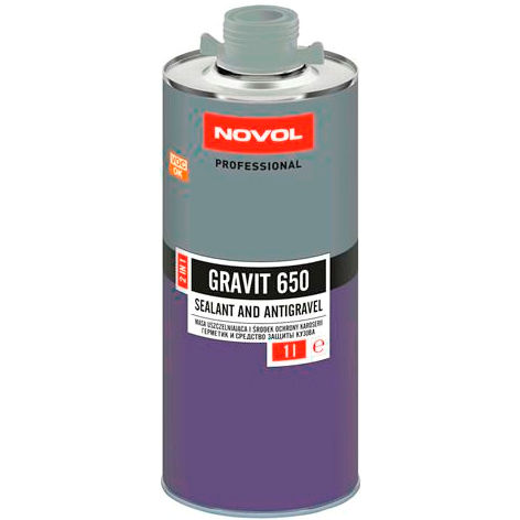 Фото 1 - Антигравий-Герметик Новол "Гравит 650 ХС" (Gravit 650 HS) для широкого применения  Серый [1л] Novol.